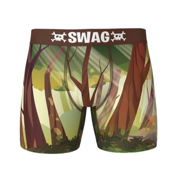 SWAG Mens S Multicolor Morning Woods Boxer Shorts - Picture 1 of 7